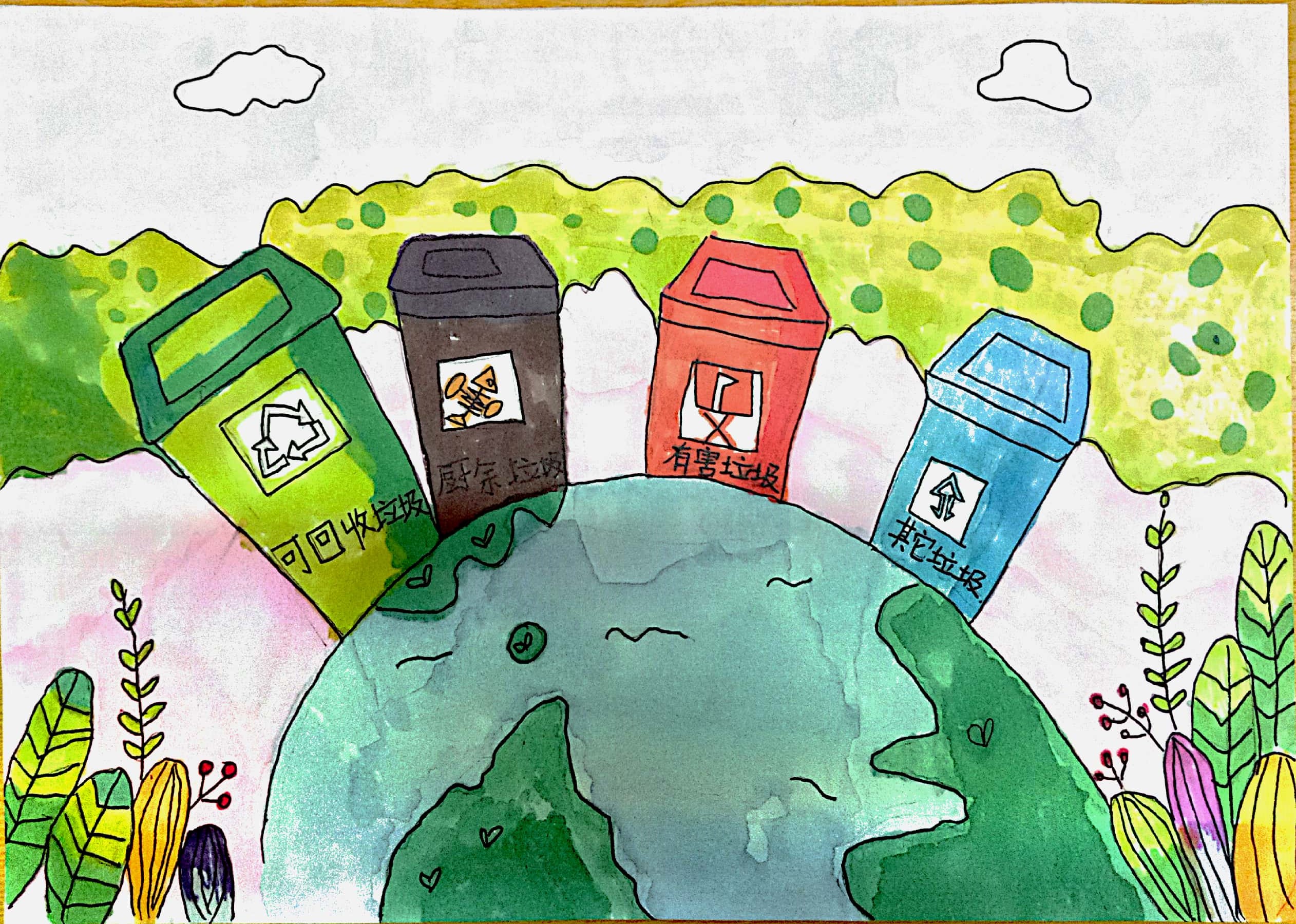 “全国中小学生环保绘画大赛”结果出炉 -环保频道